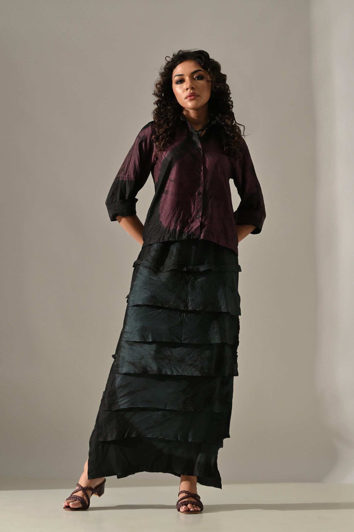 Flappy Skirt Set - Dark