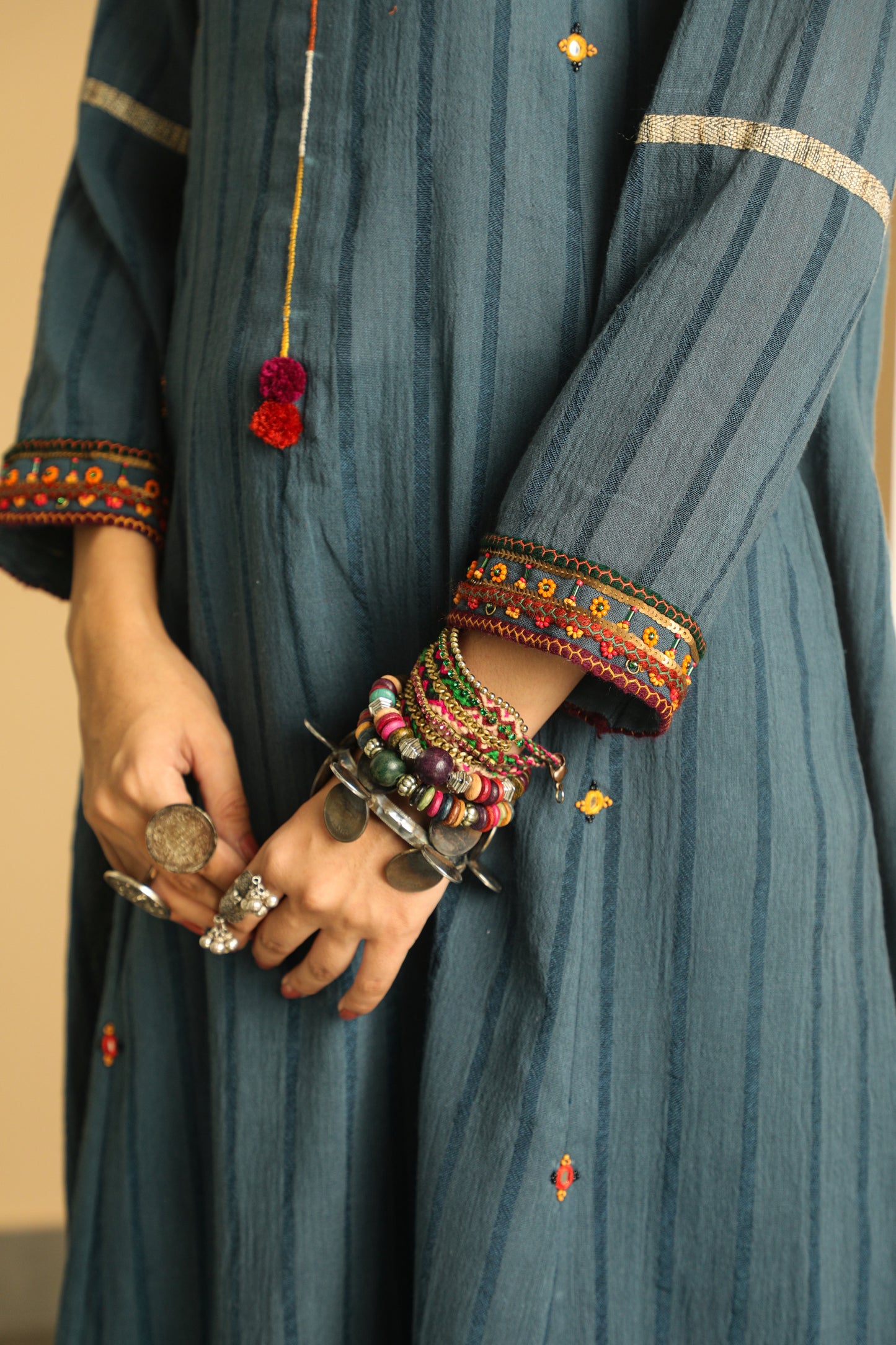 Cotton Hand Embroidered Tunic
