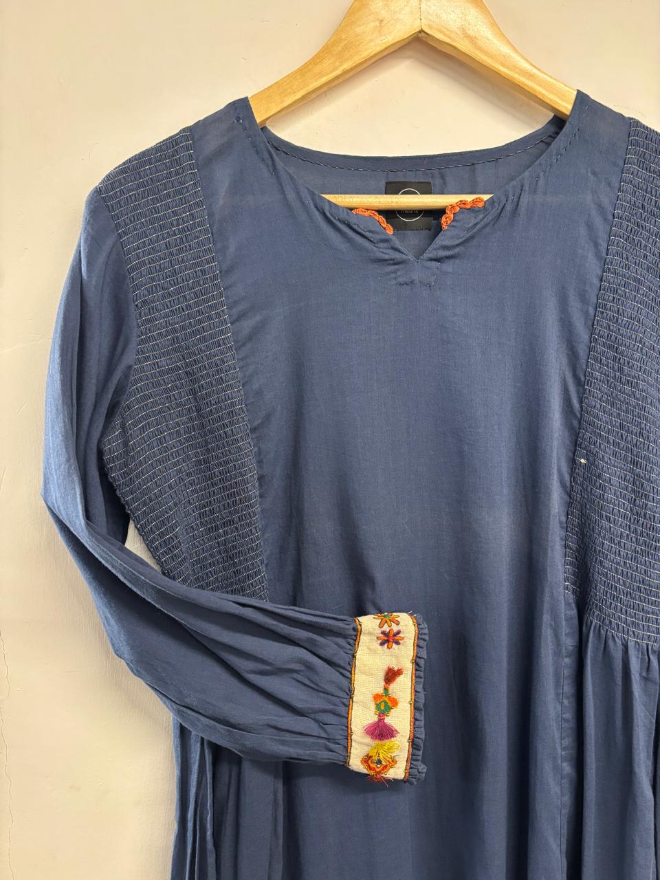Blue Cotton tunic