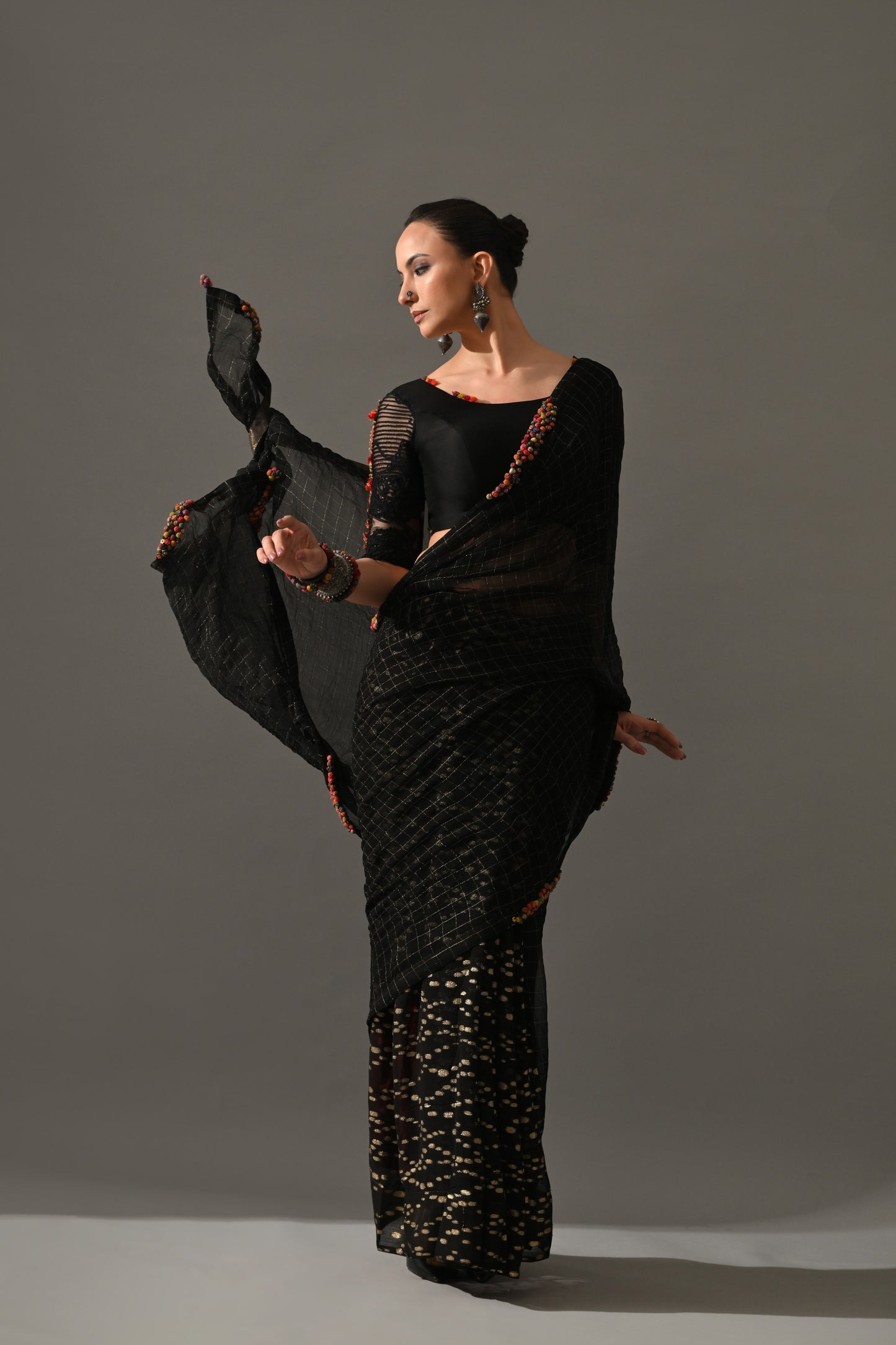 Cocktail Saree Set