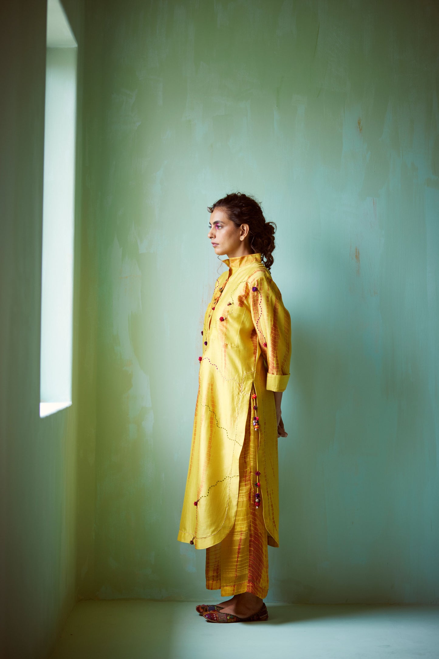 Yellow Tie Dye Tunic