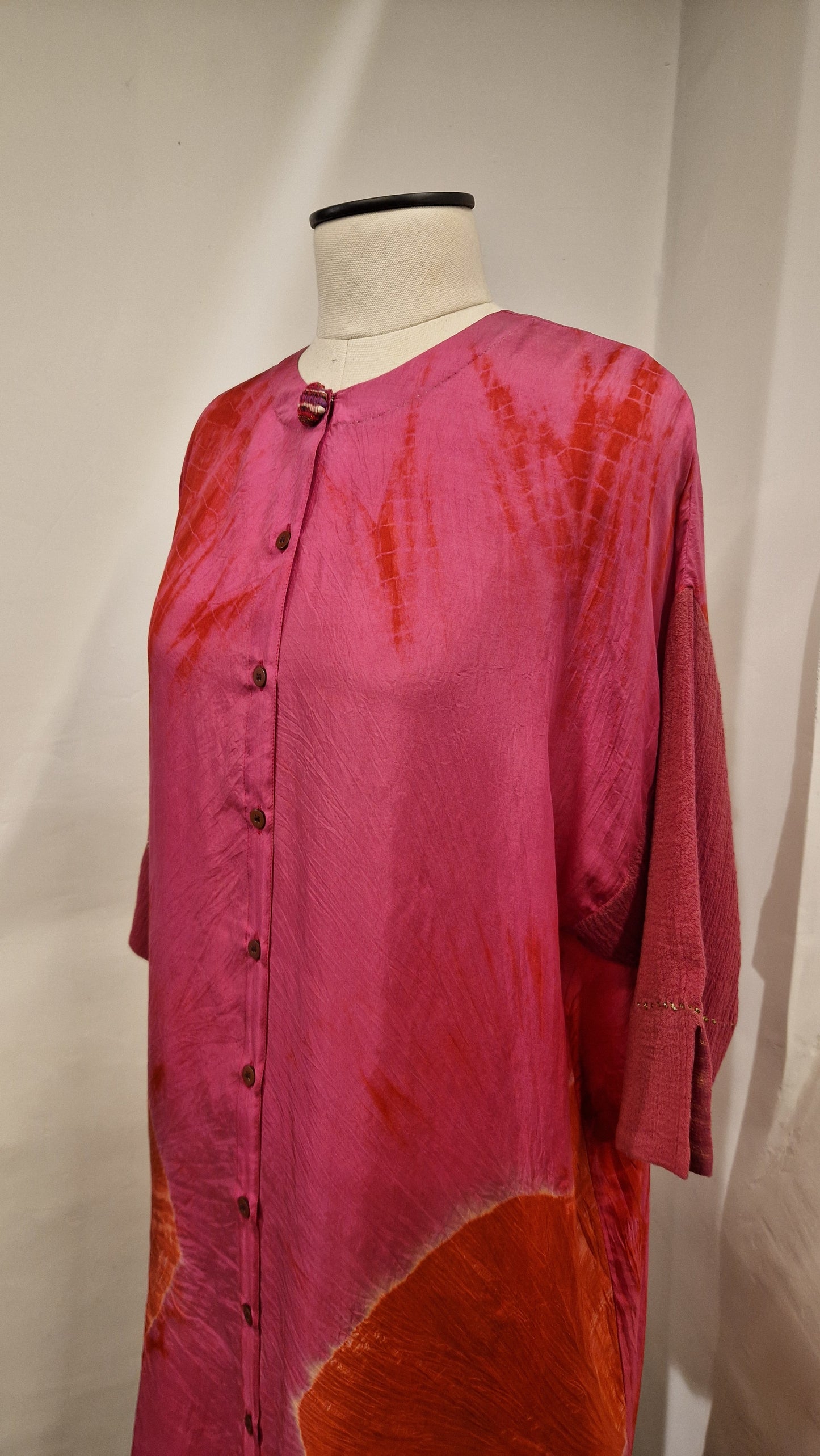 Silk Tie Dye Tunic