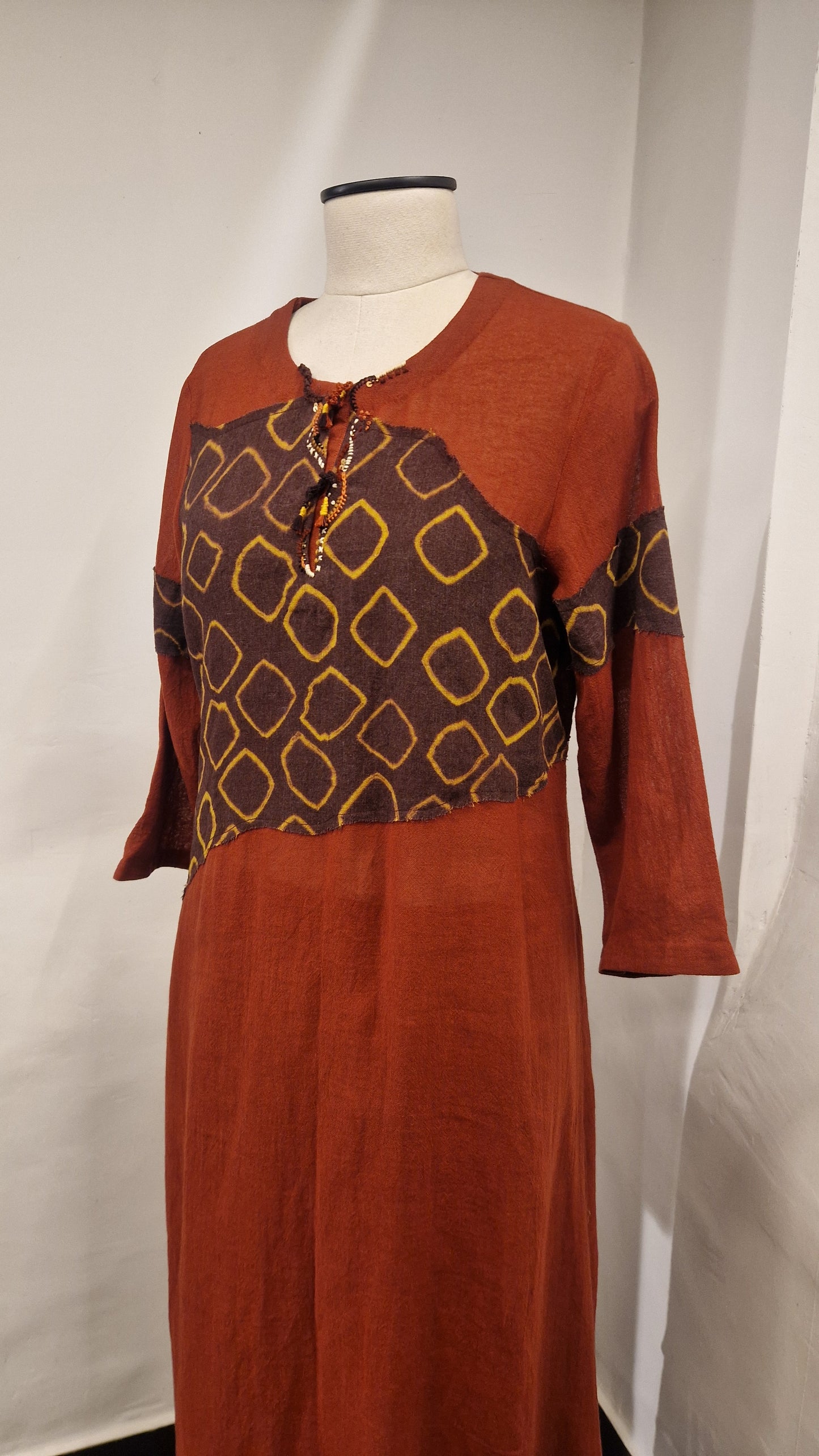 Bandhani Cotton Tunic Set