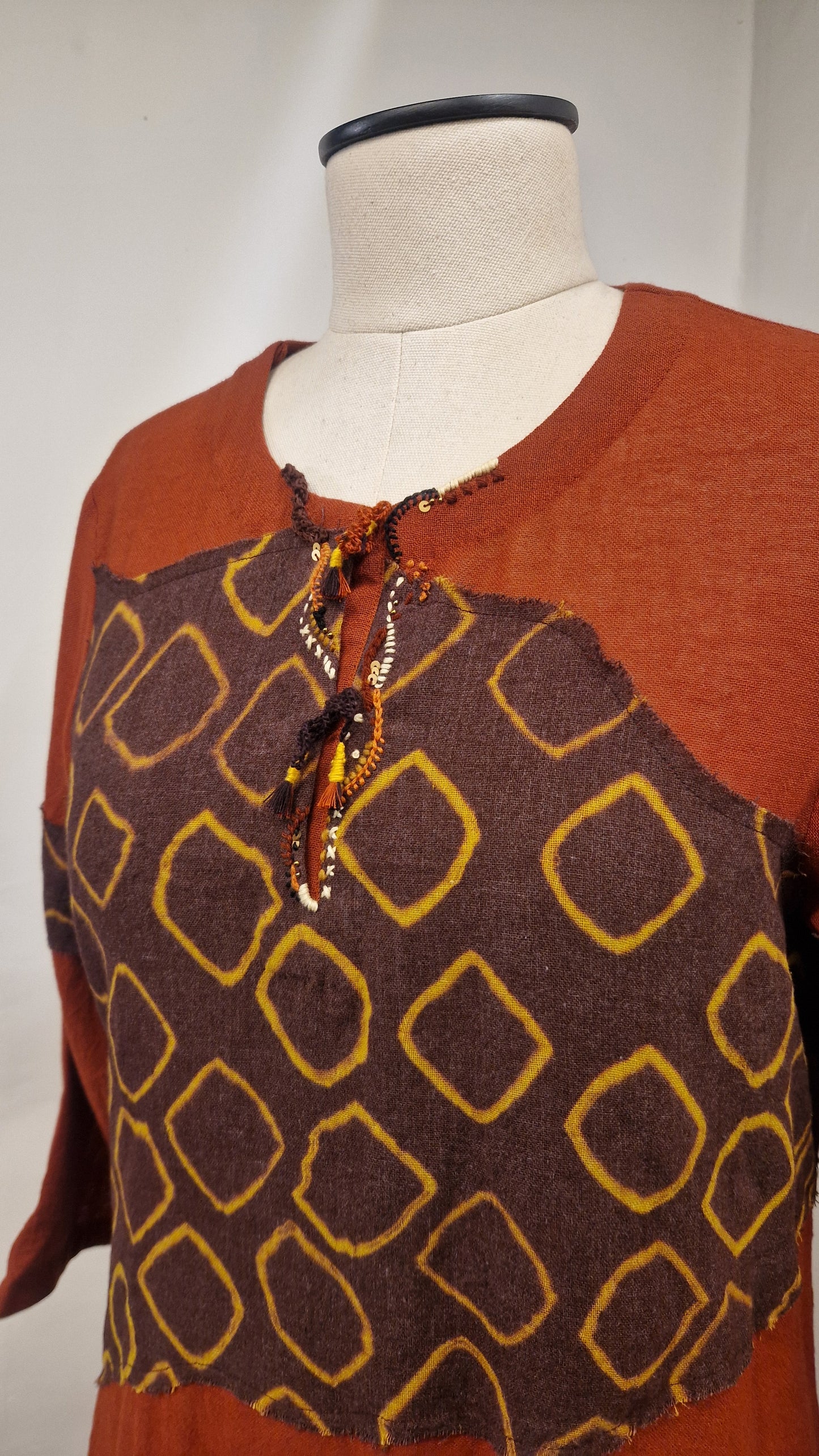 Bandhani Cotton Tunic Set