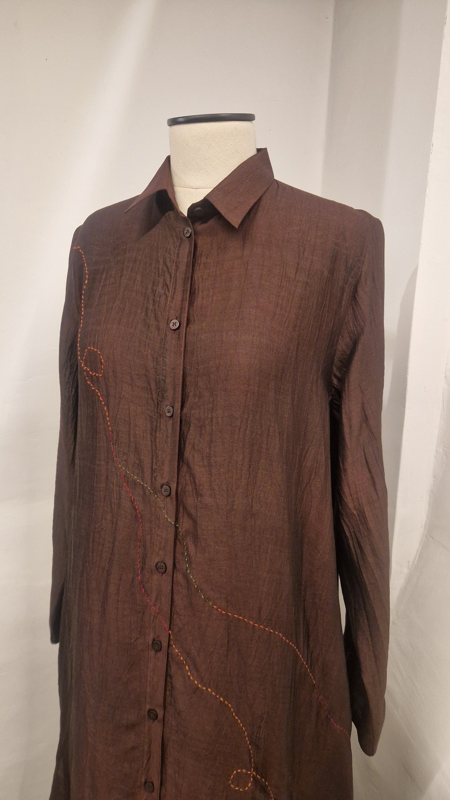 Crushed Silk Shirt