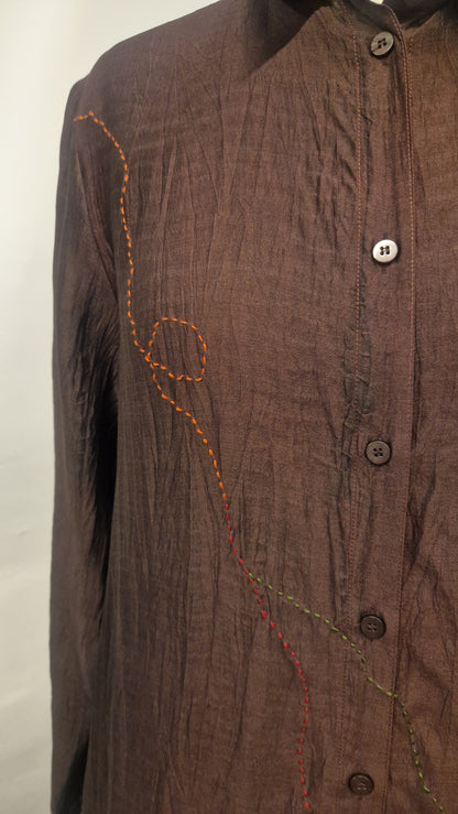 Crushed Silk Shirt