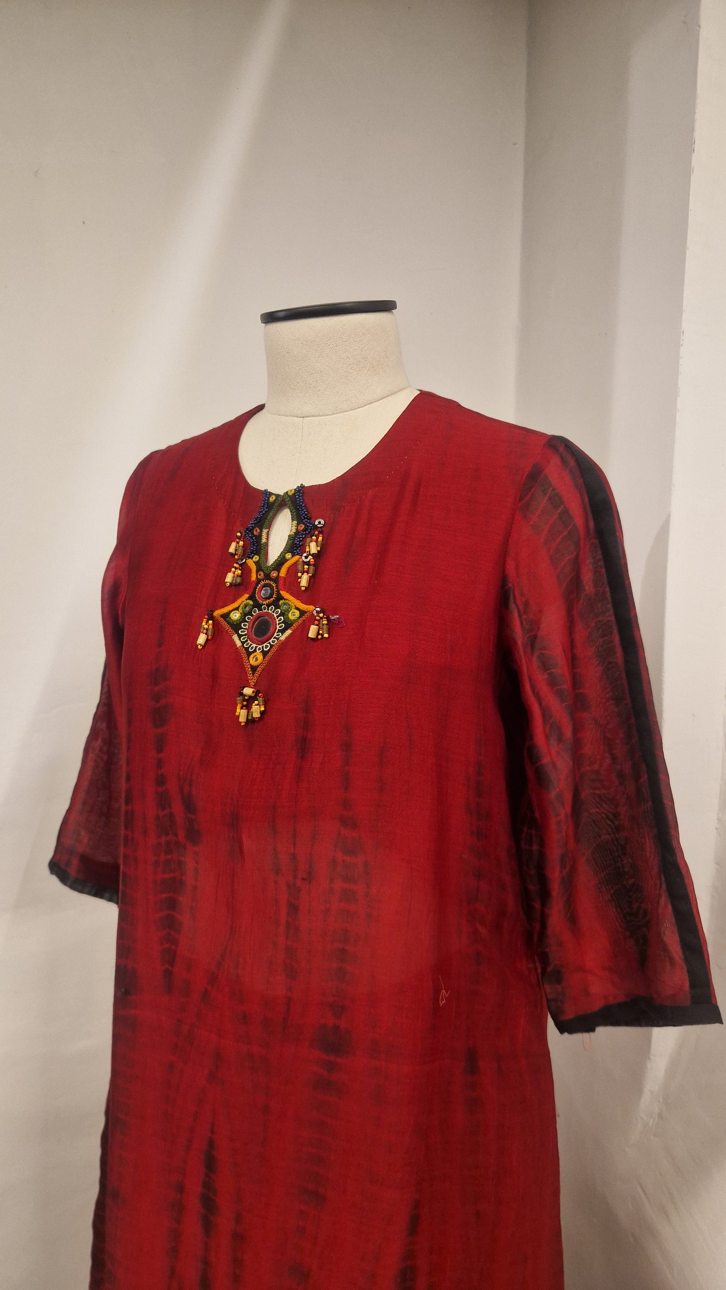 Chanderi Tie Dye Tunic