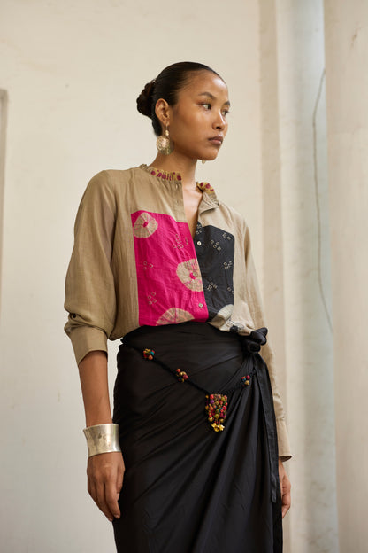 Noir Wrap Skirt