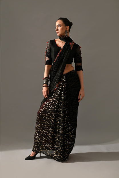 Cocktail Saree Set