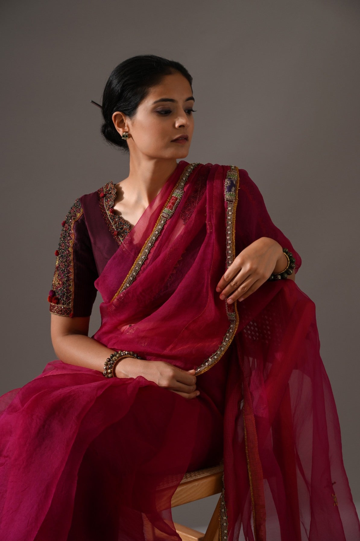 Sharbat Blouse (Purple)