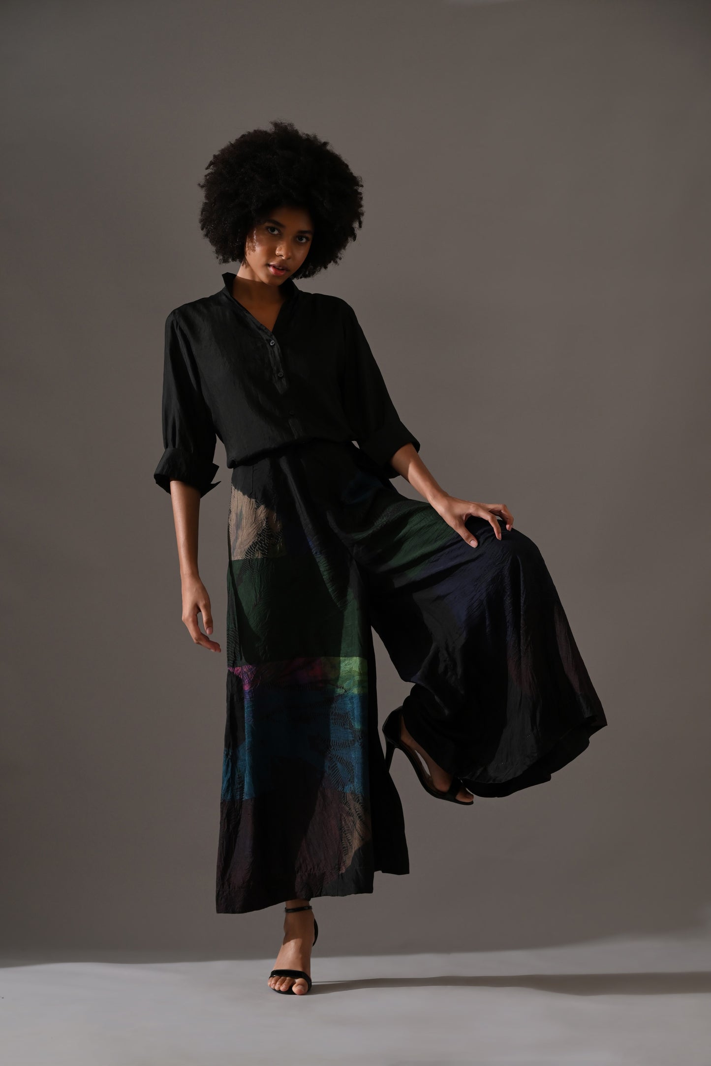 Multi Patchwork and Placement Tie Dye Co-Ord Set