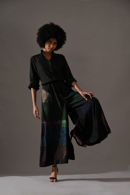 Multi Patchwork and Placement Tie Dye Co-Ord Set
