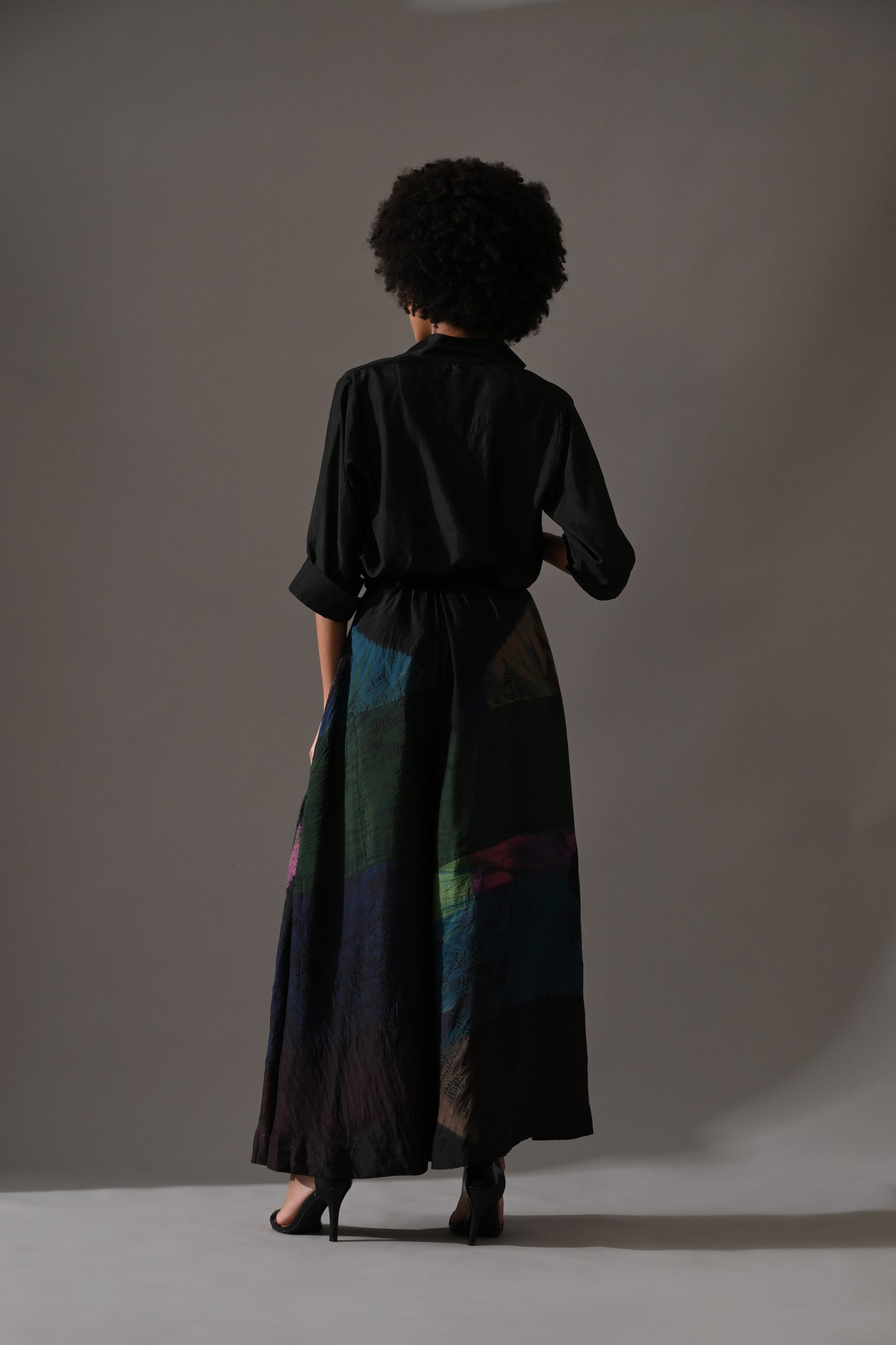 Multi Patchwork and Placement Tie Dye Co-Ord Set