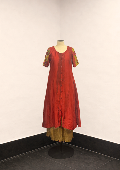 Chanderi Tie Dye Tunic