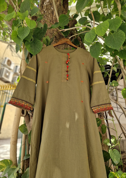 Olive Tunic Set