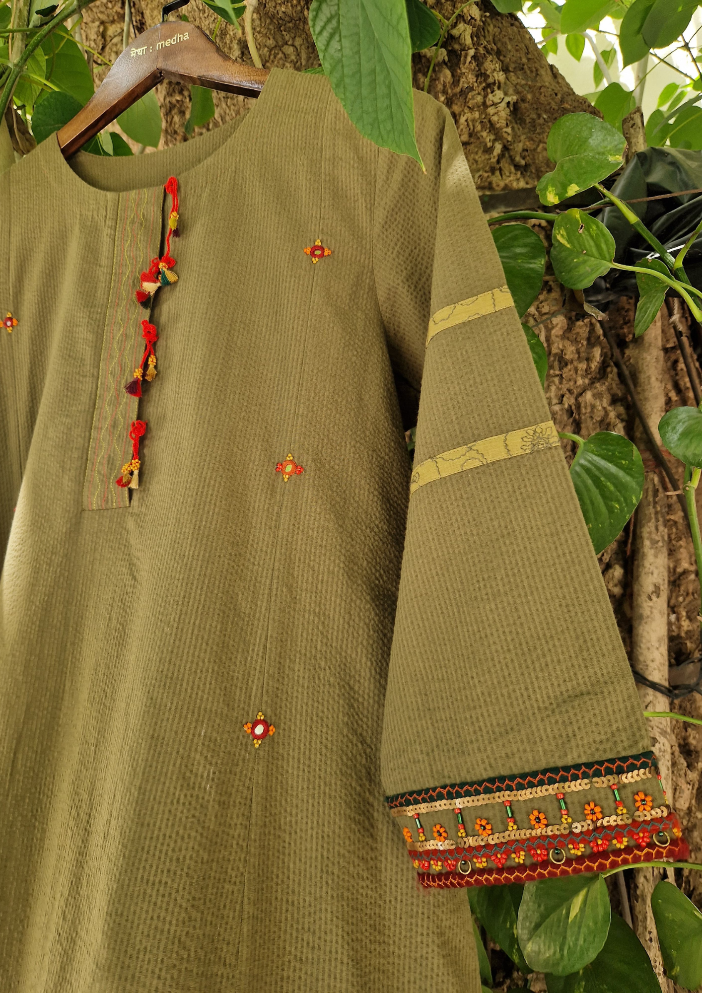 Olive Tunic Set
