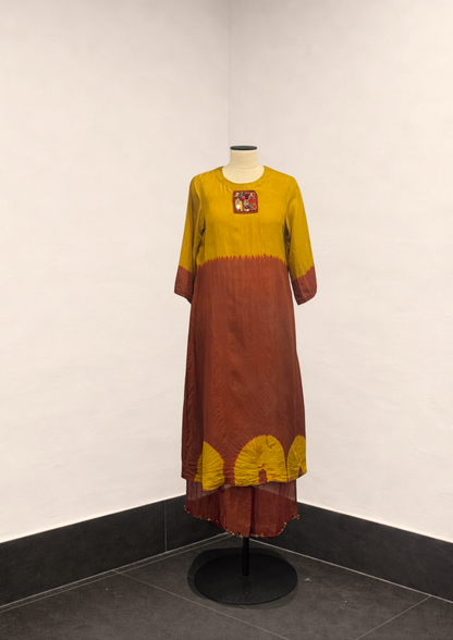 Silk Ombre Hand Embroidered Tunic