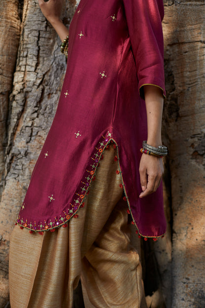Short Silk Tunic
