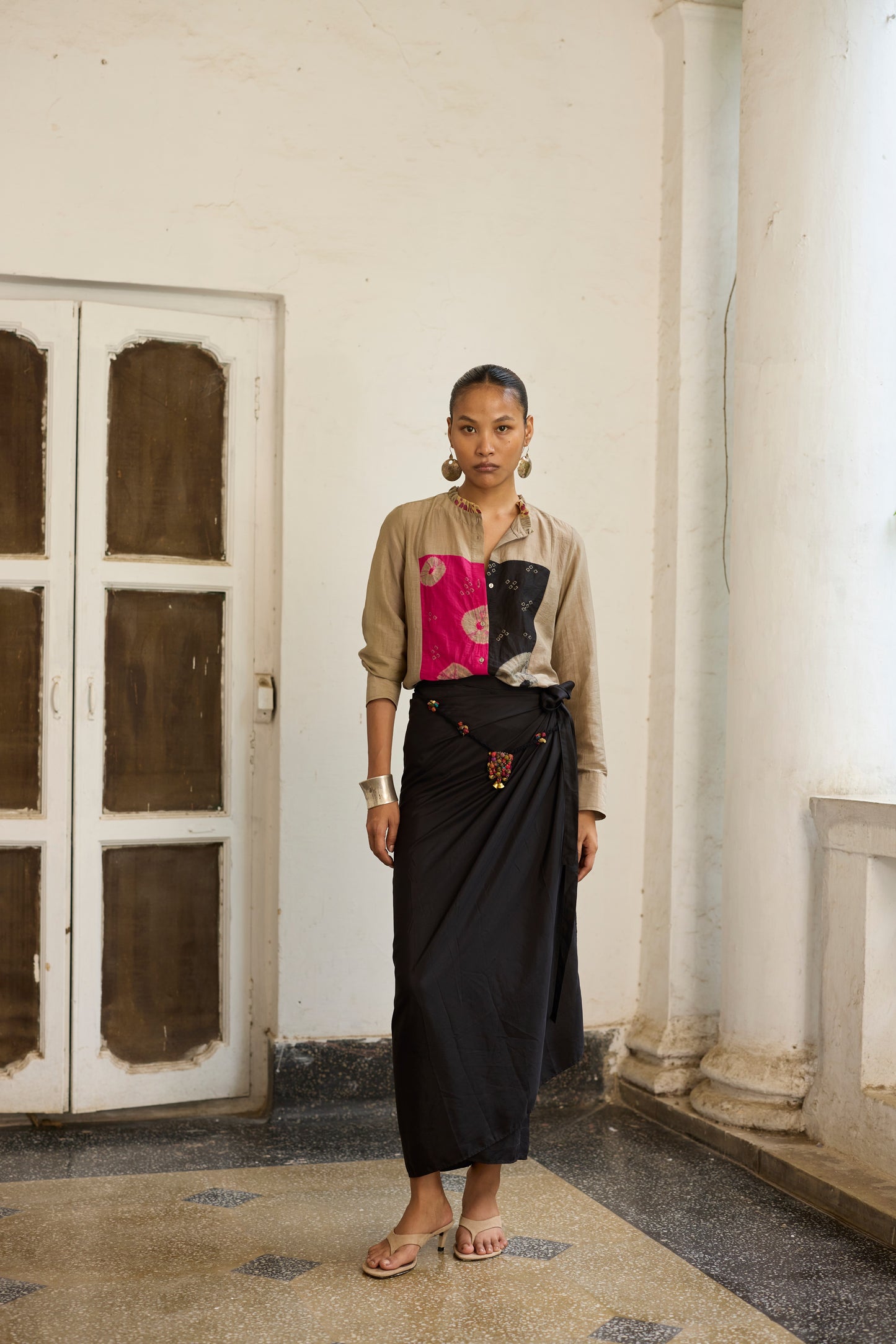 Noir Wrap Skirt