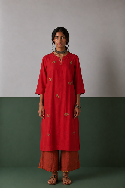 Bright Red Tunic