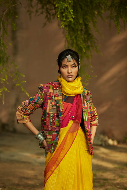 Patchwork Embroidered Jacket