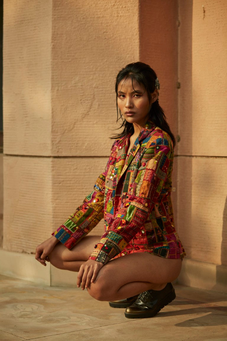 Patchwork Embroidered Jacket