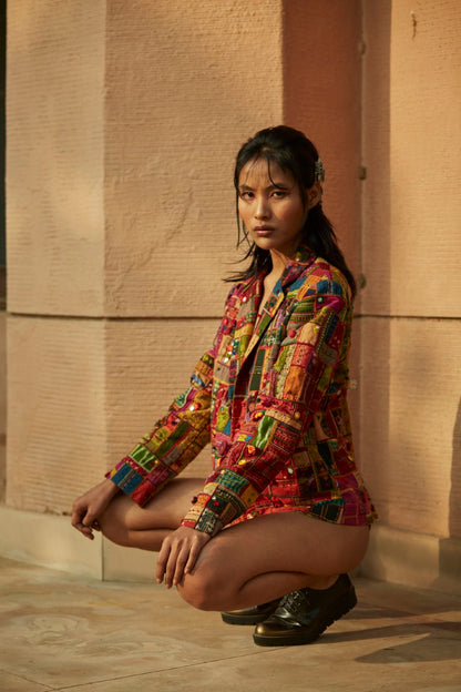 Patchwork Embroidered Jacket
