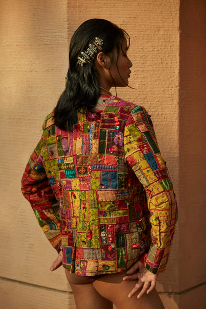 Patchwork Embroidered Jacket