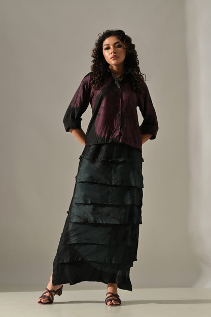 Flappy Skirt Set - Dark