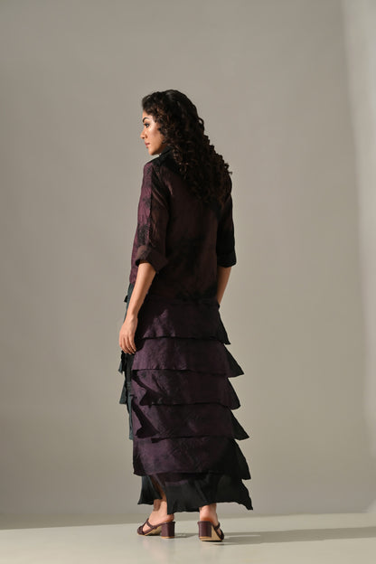 Flappy Skirt Set - Dark