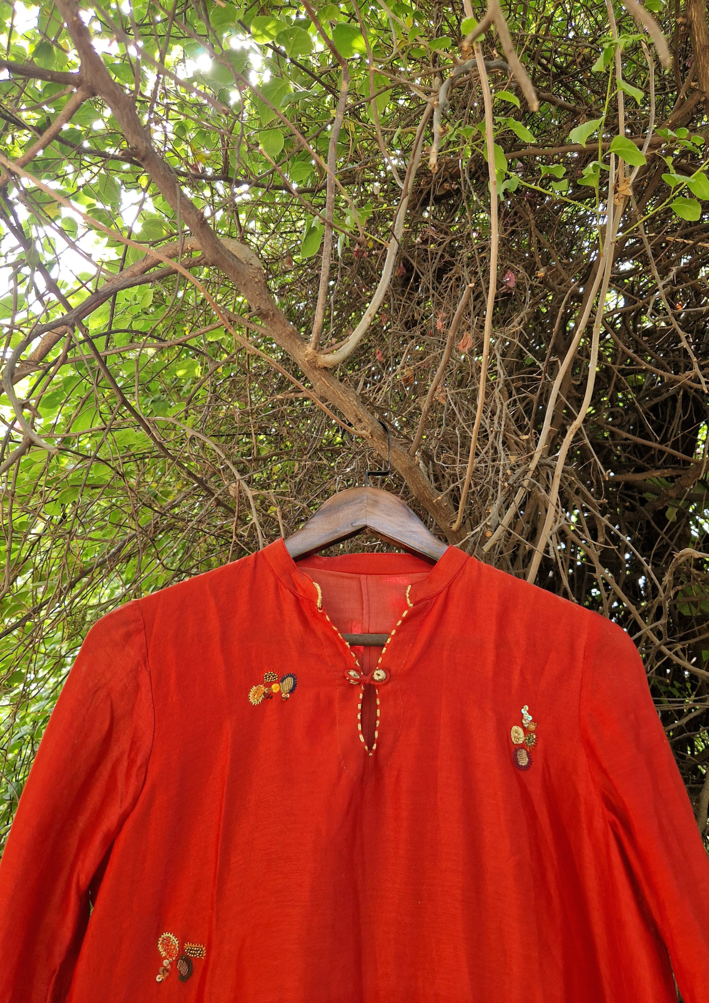 Bright Red Tunic