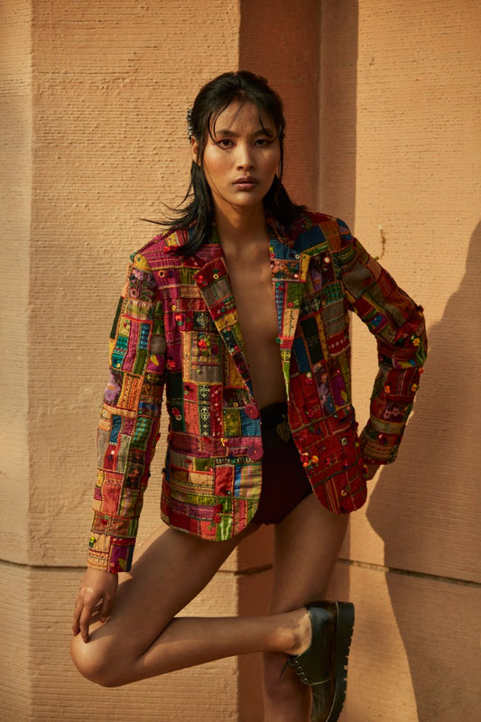 Patchwork Embroidered Jacket