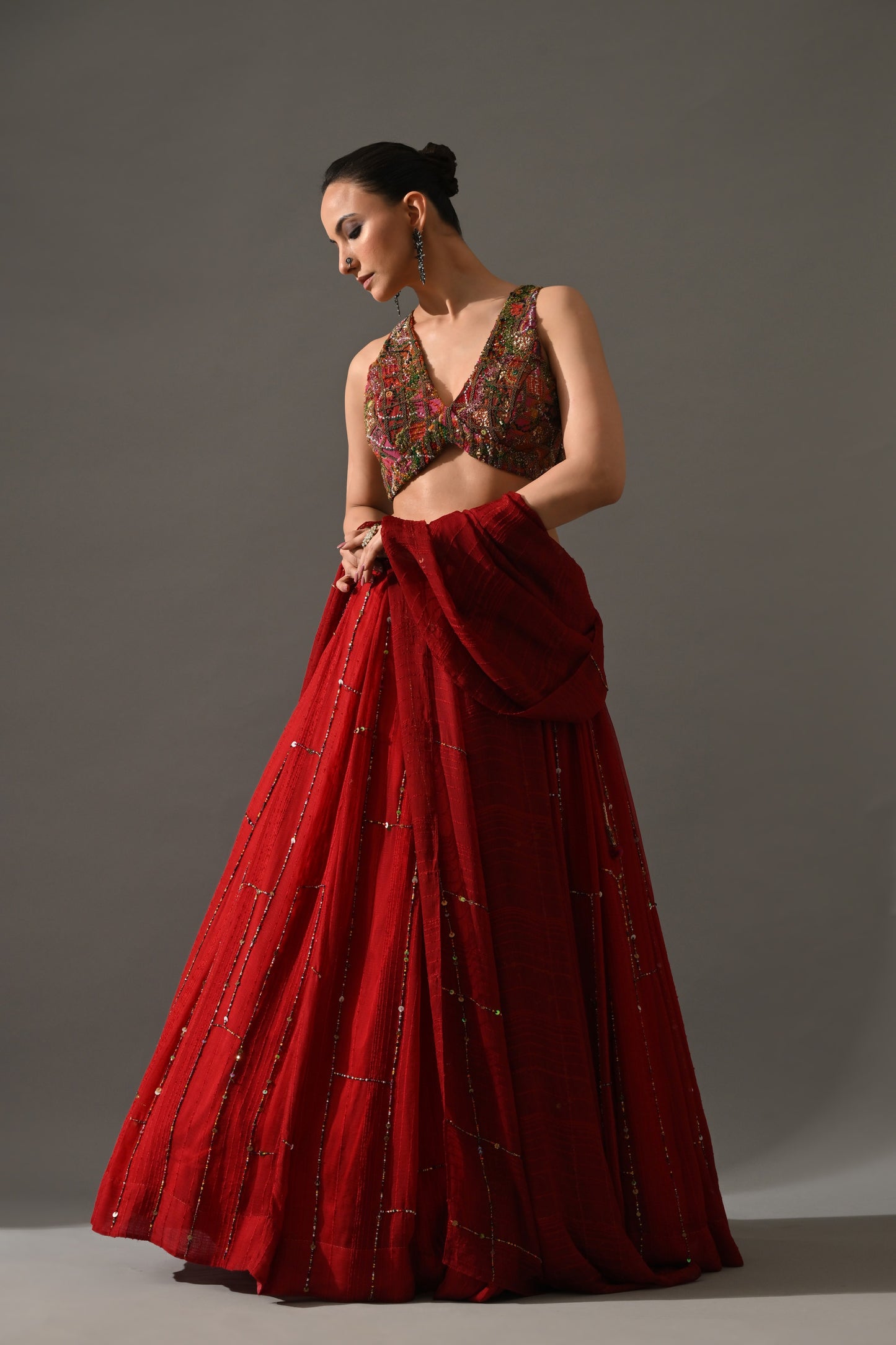 Gulab Lehenga Set