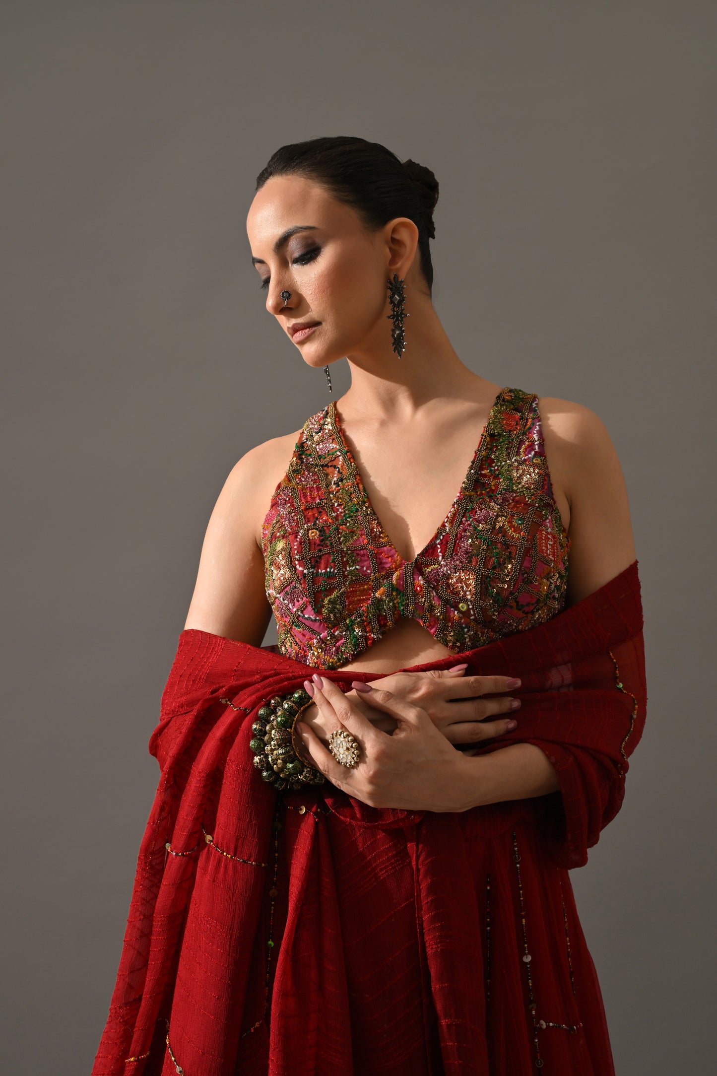 Gulab Lehenga Set