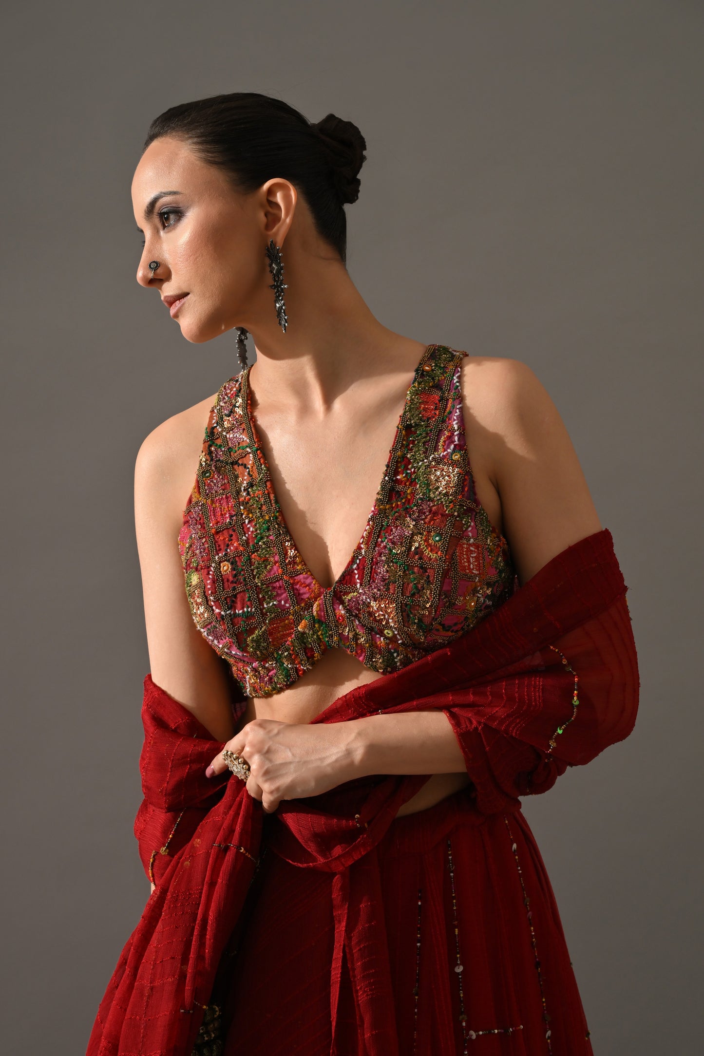 Gulab Lehenga Set