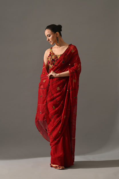 Ruby Saree Set