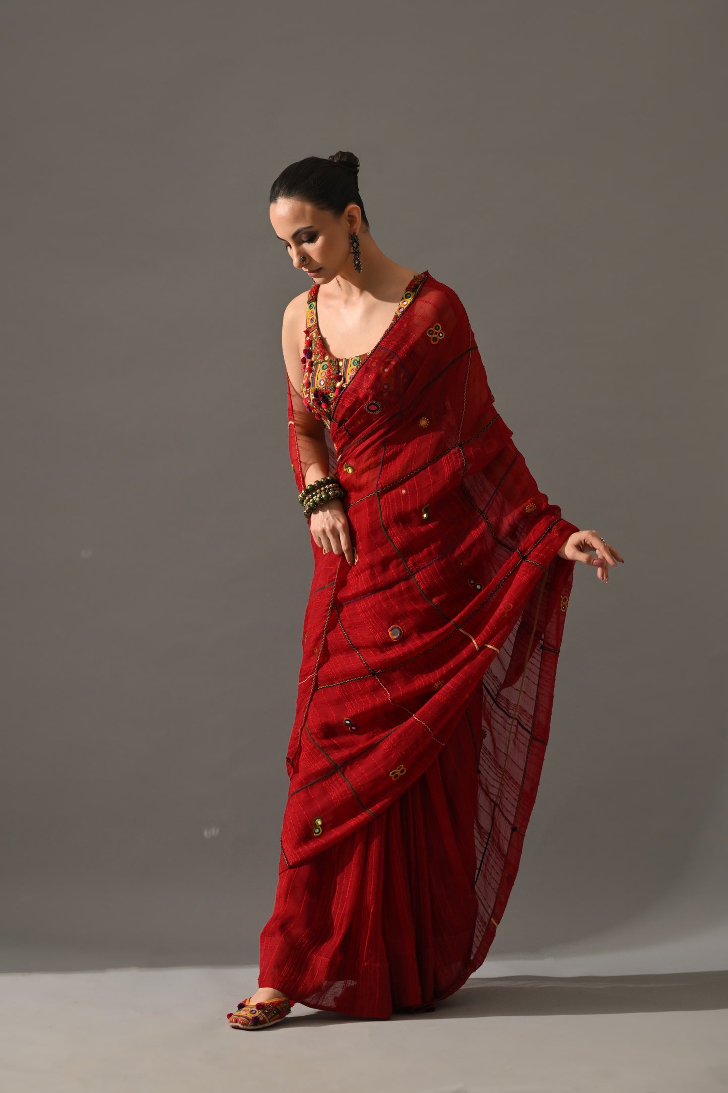 Ruby Saree Set