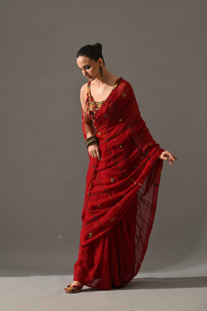 Ruby Saree Set