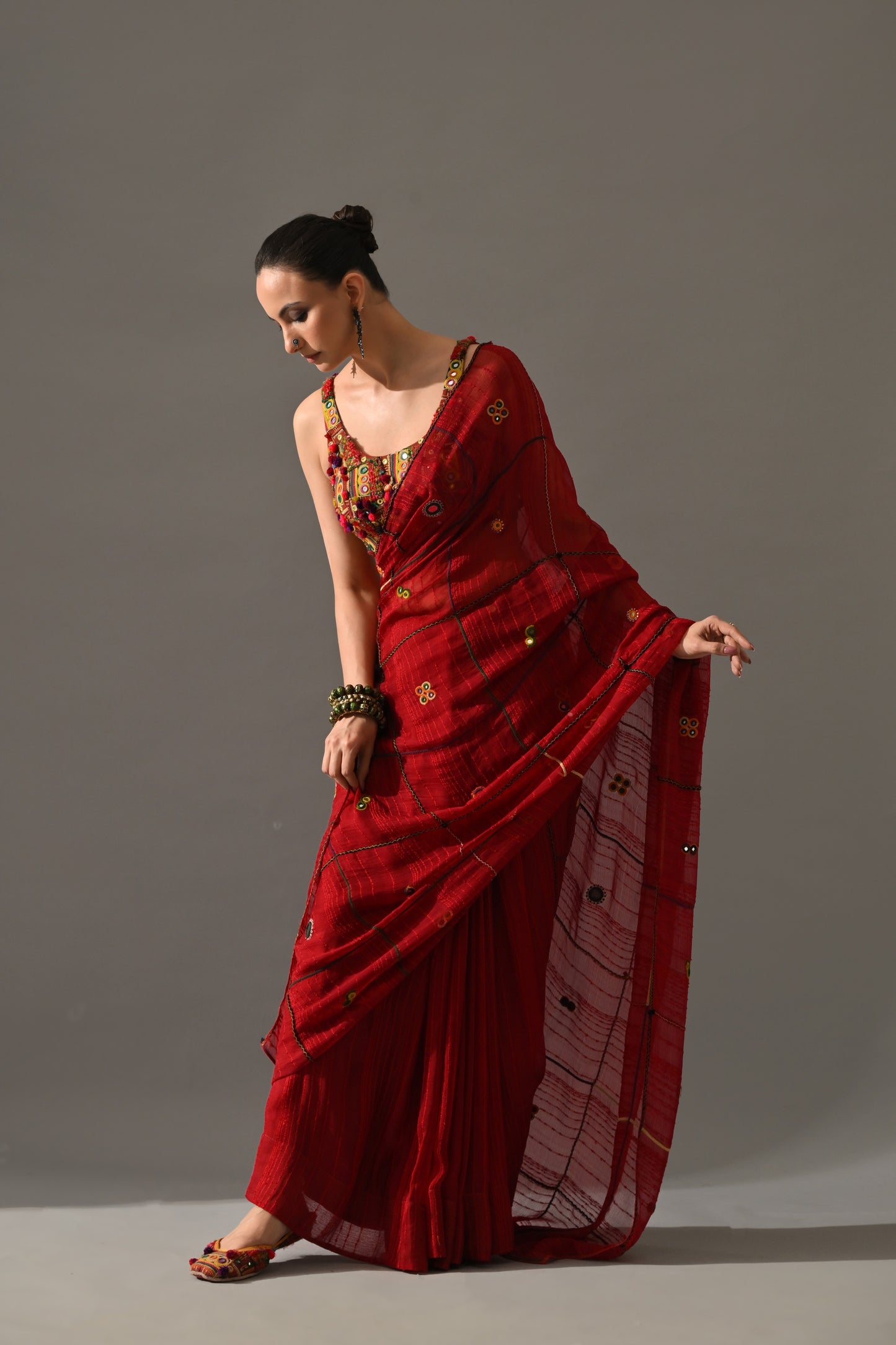 Ruby Saree Set