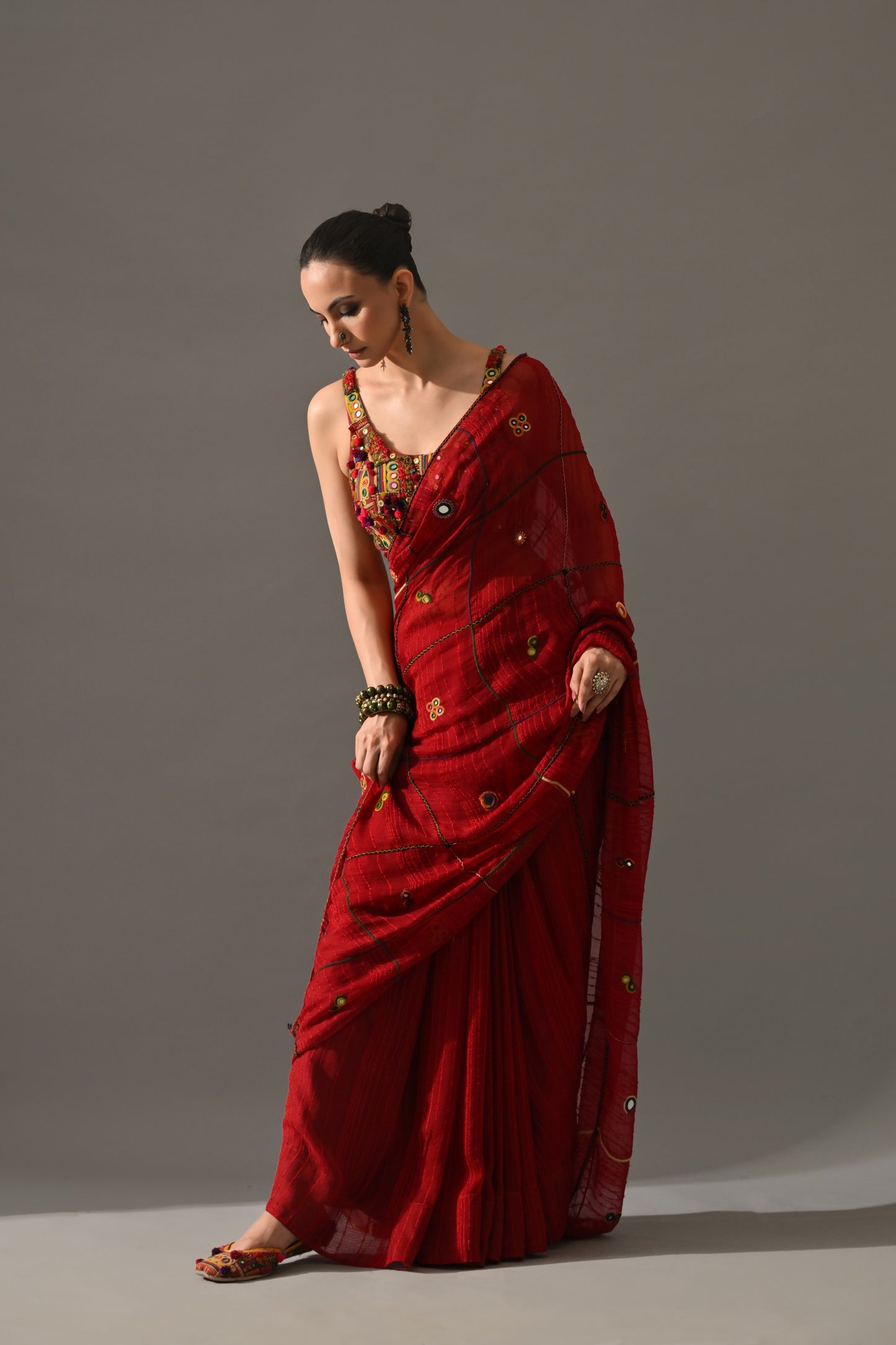 Ruby Saree Set