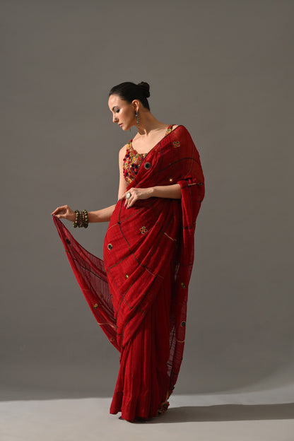 Ruby Saree Set