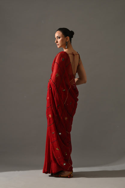 Ruby Saree Set