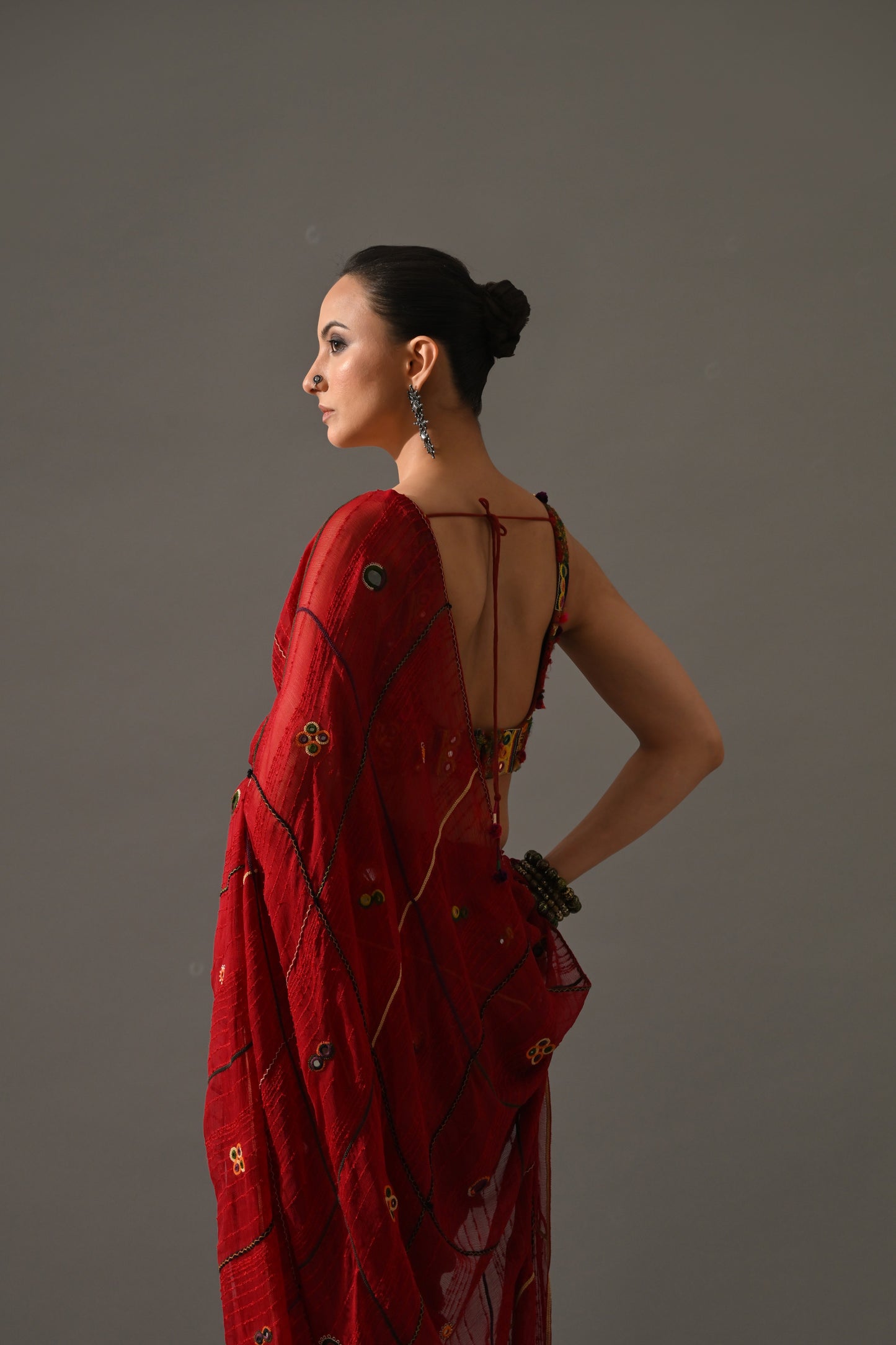 Ruby Saree Set