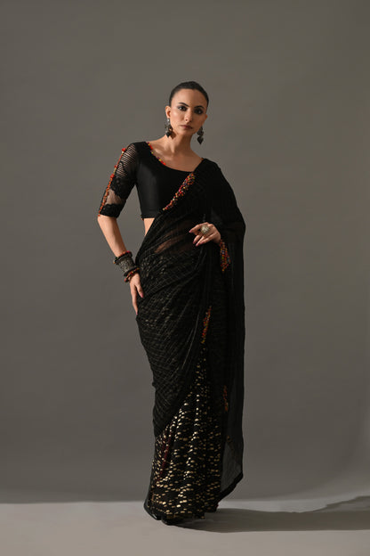 Cocktail Saree Set