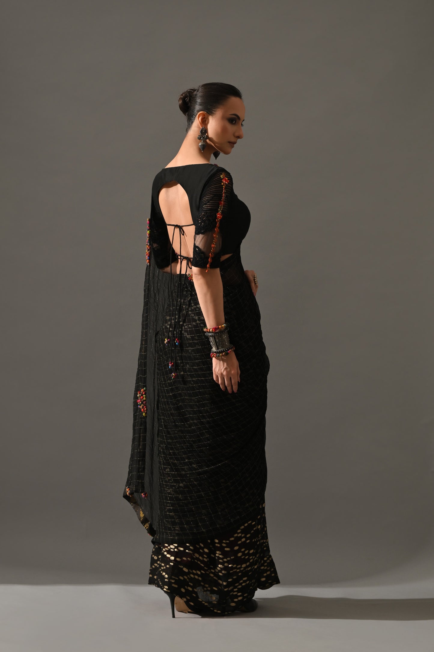 Cocktail Saree Set