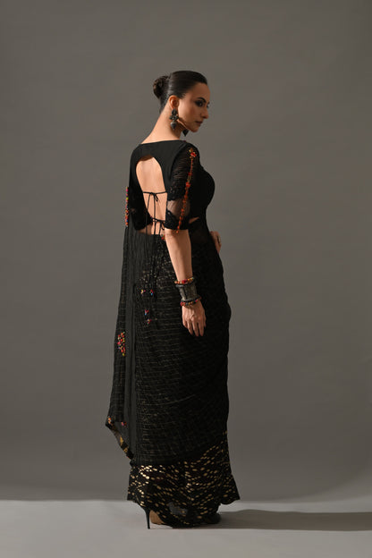 Cocktail Saree Set