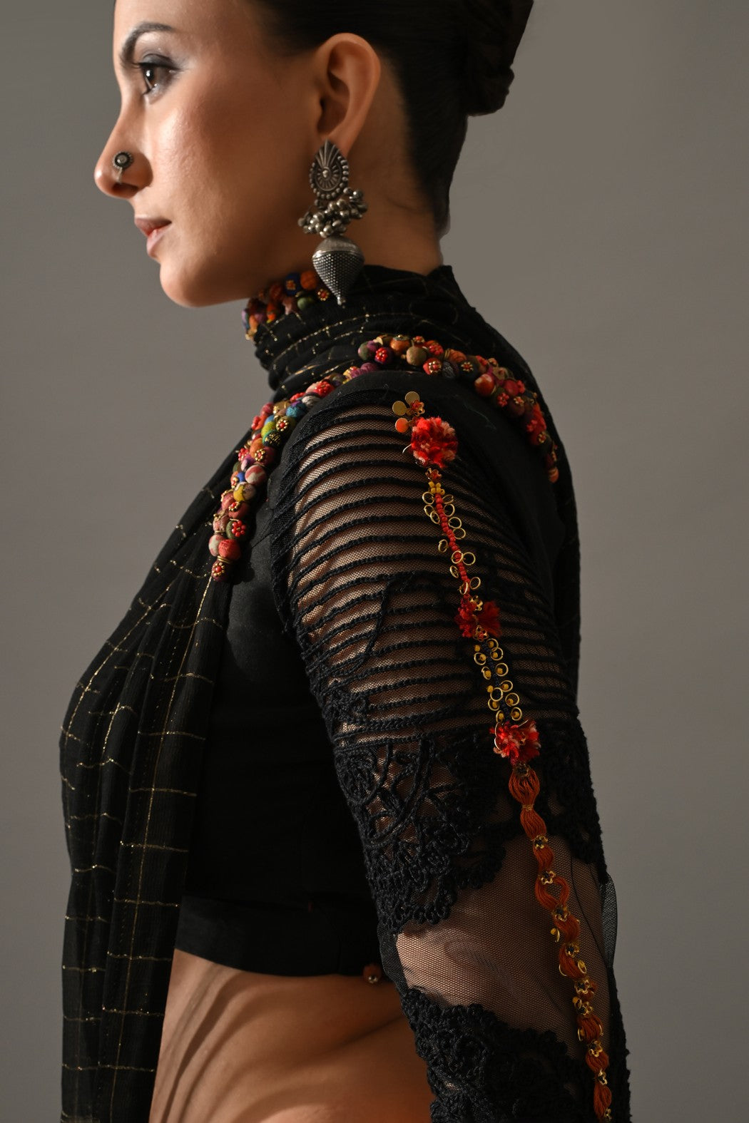 Cocktail Saree Set