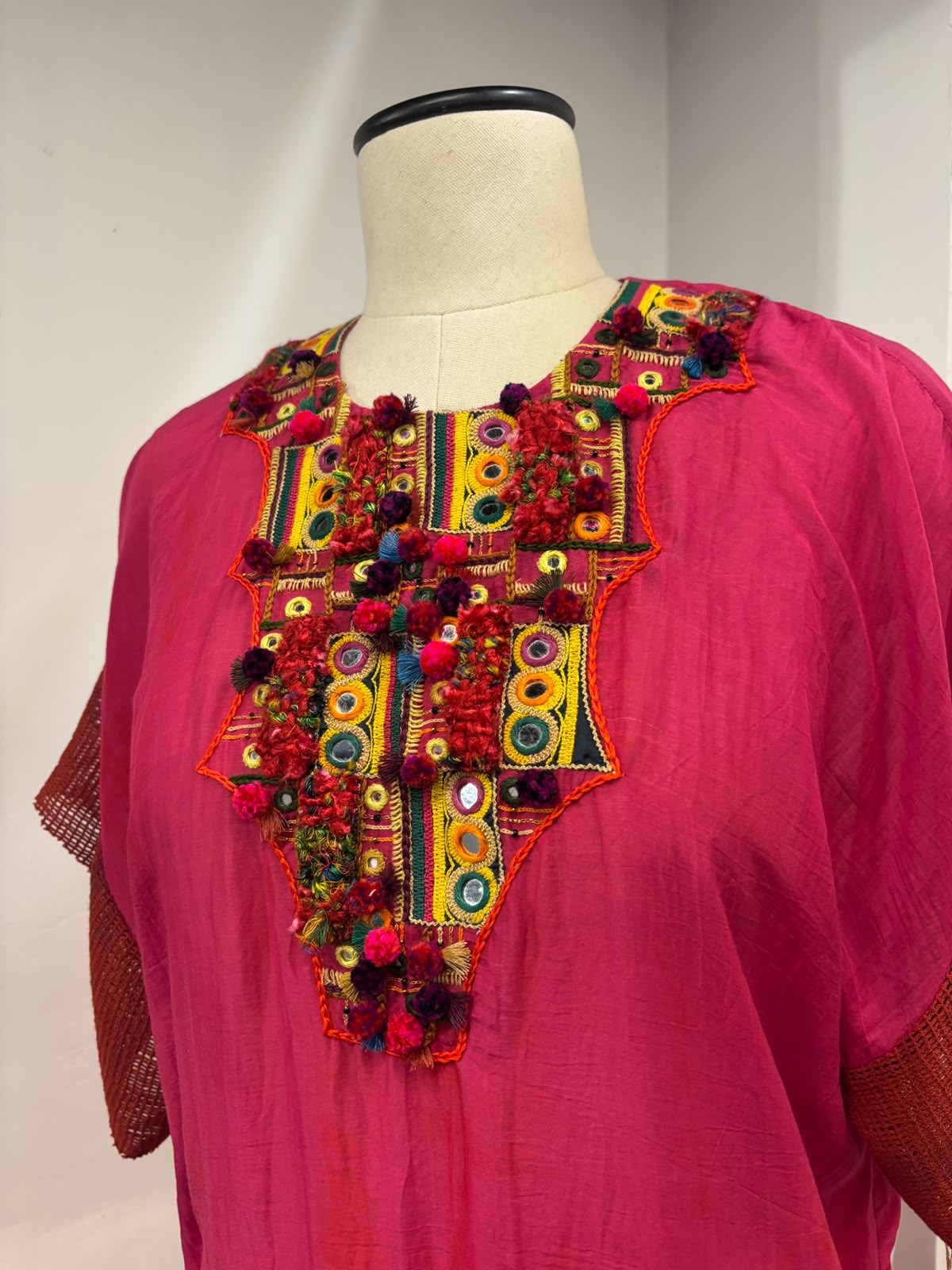 Pink Kaftan Tunic
