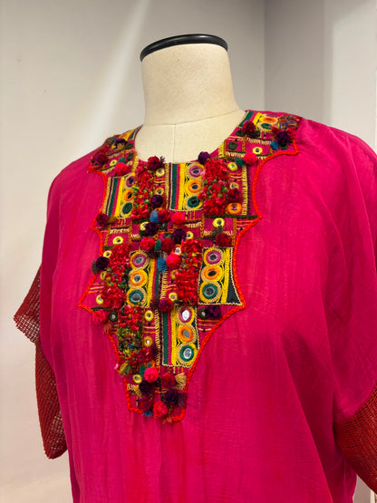 Pink Kaftan Tunic