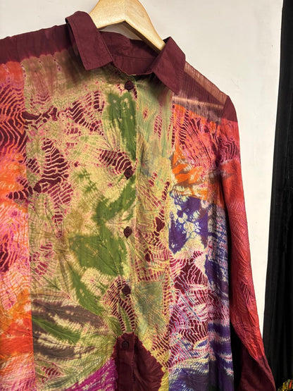 Multi Colour tie dye Tunic